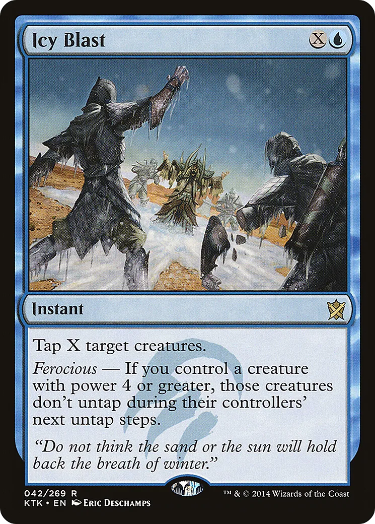 Icy Blast — Khans of Tarkir — Magic: The Gathering