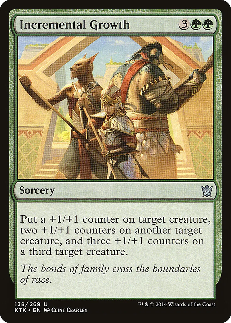 Croissance progressive — Khans of Tarkir — Magic: The Gathering