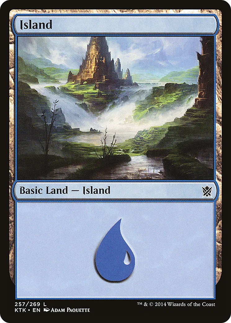 Island — Khans of Tarkir — Magic: The Gathering
