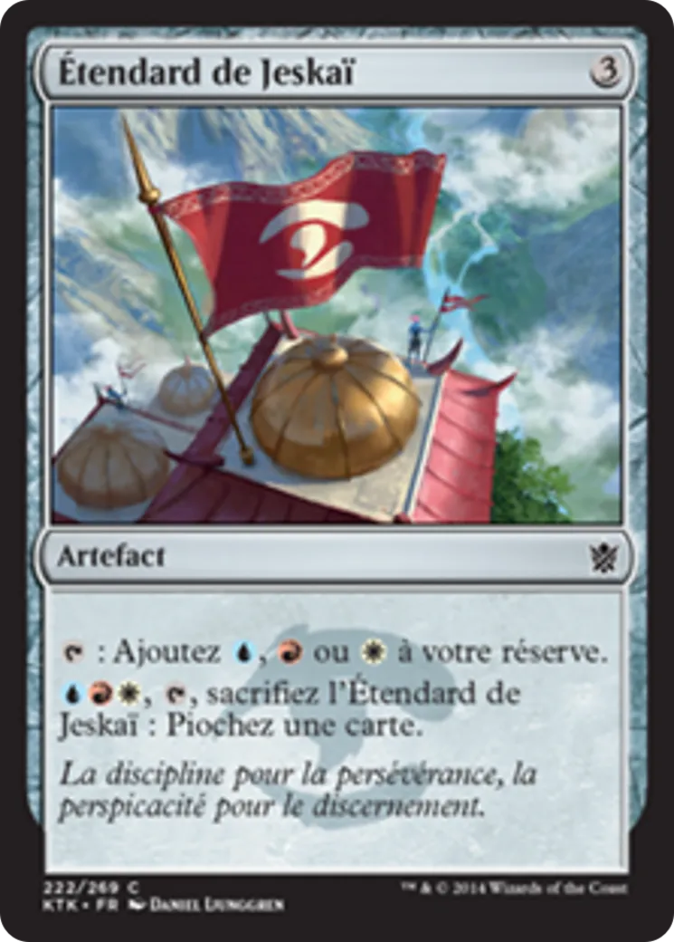 Étendard de Jeskaï — Khans of Tarkir — Magic: The Gathering