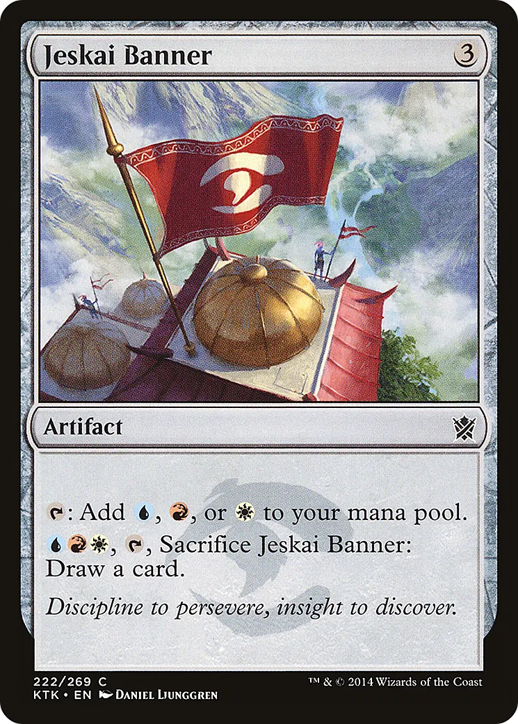 Étendard de Jeskaï — Khans of Tarkir — Magic: The Gathering