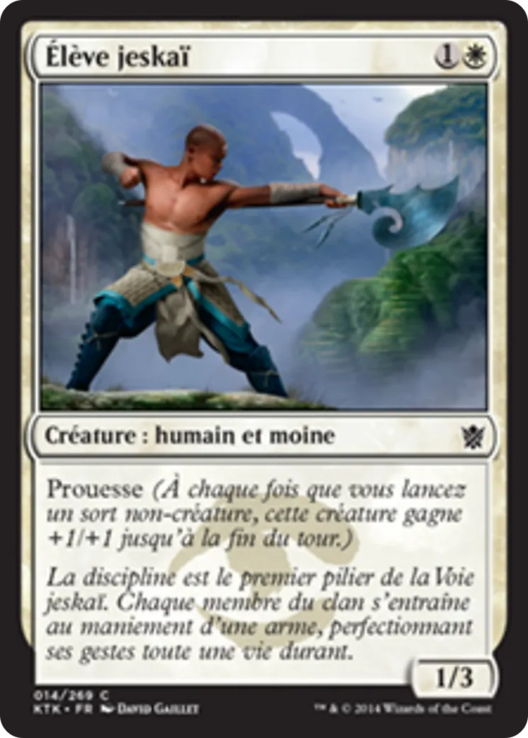 Élève jeskaï — Khans of Tarkir — Magic: The Gathering