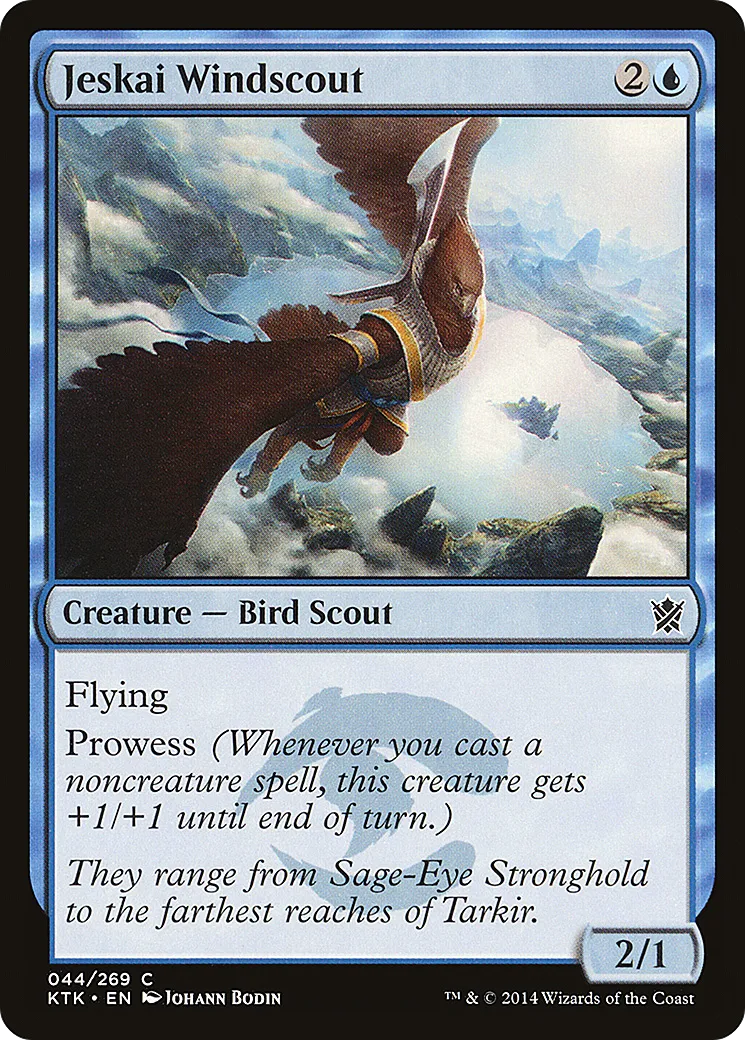 Jeskai Windscout — Khans of Tarkir — Magic: The Gathering