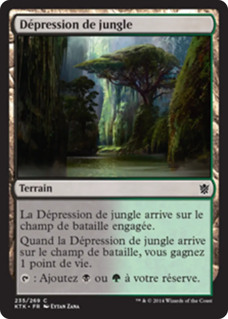 Dépression de jungle — Khans of Tarkir — Magic: The Gathering