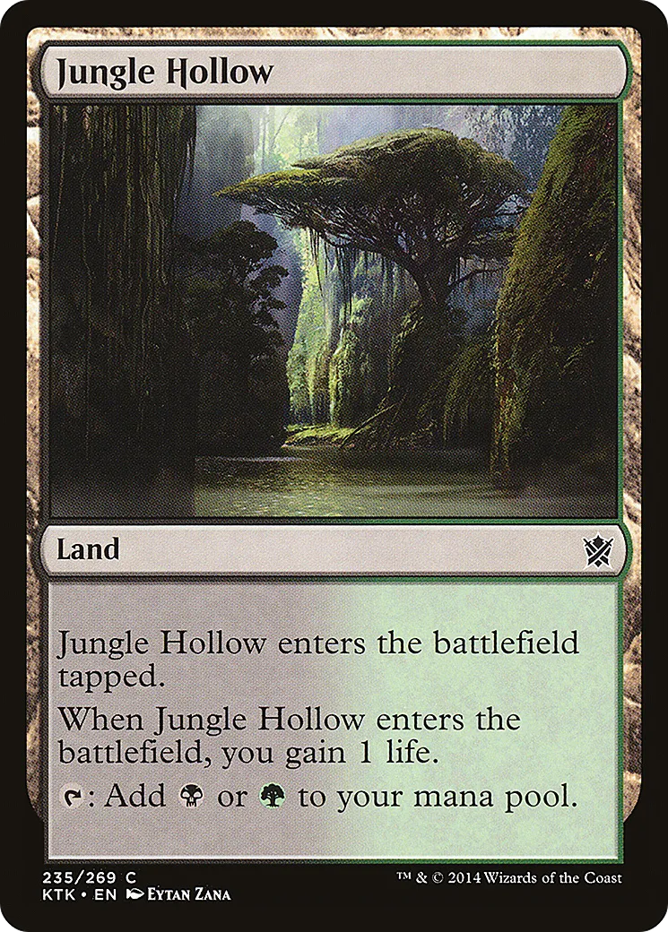 Dépression de jungle — Khans of Tarkir — Magic: The Gathering