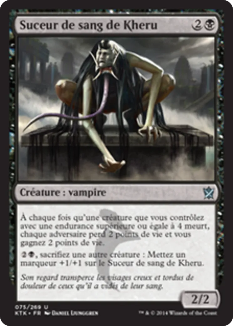 Suceur de sang de Kheru — Khans of Tarkir — Magic: The Gathering