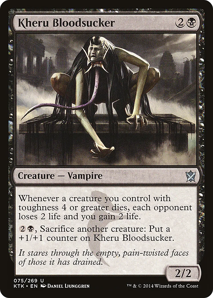 Suceur de sang de Kheru — Khans of Tarkir — Magic: The Gathering