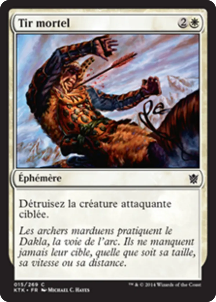 Tir mortel — Khans of Tarkir — Magic: The Gathering