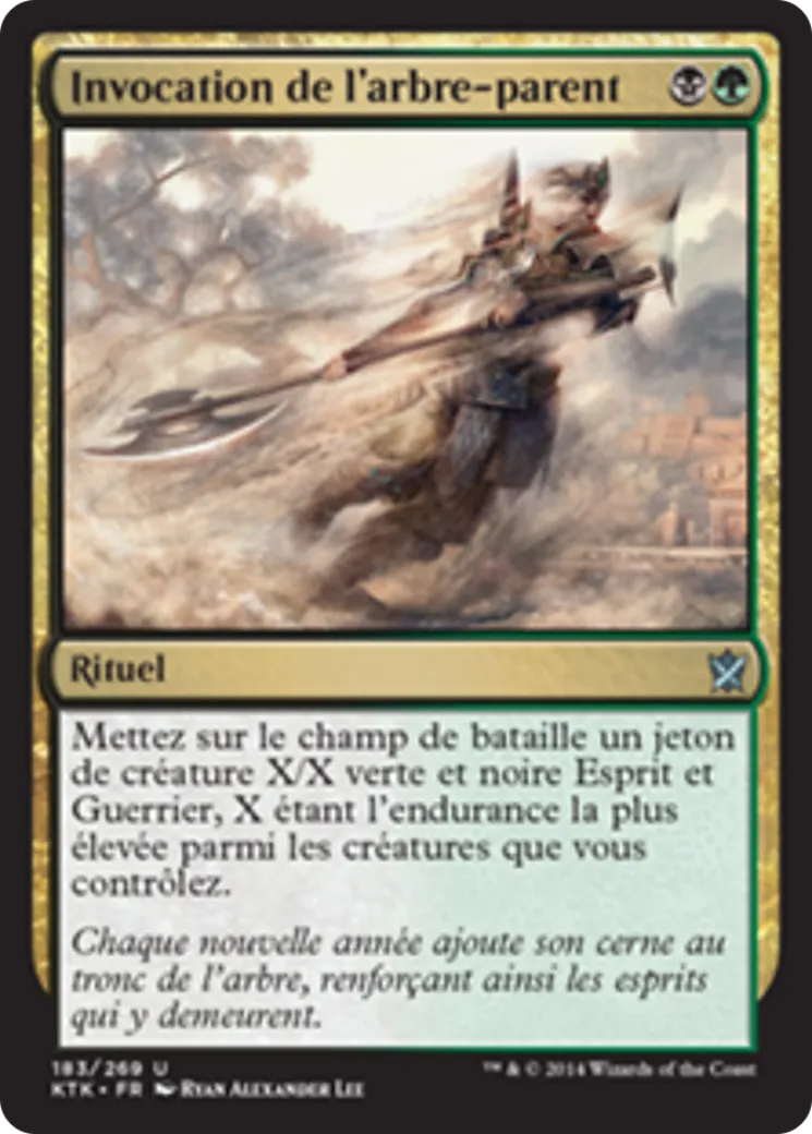 Invocation de l'arbre-parent — Khans of Tarkir — Magic: The Gathering