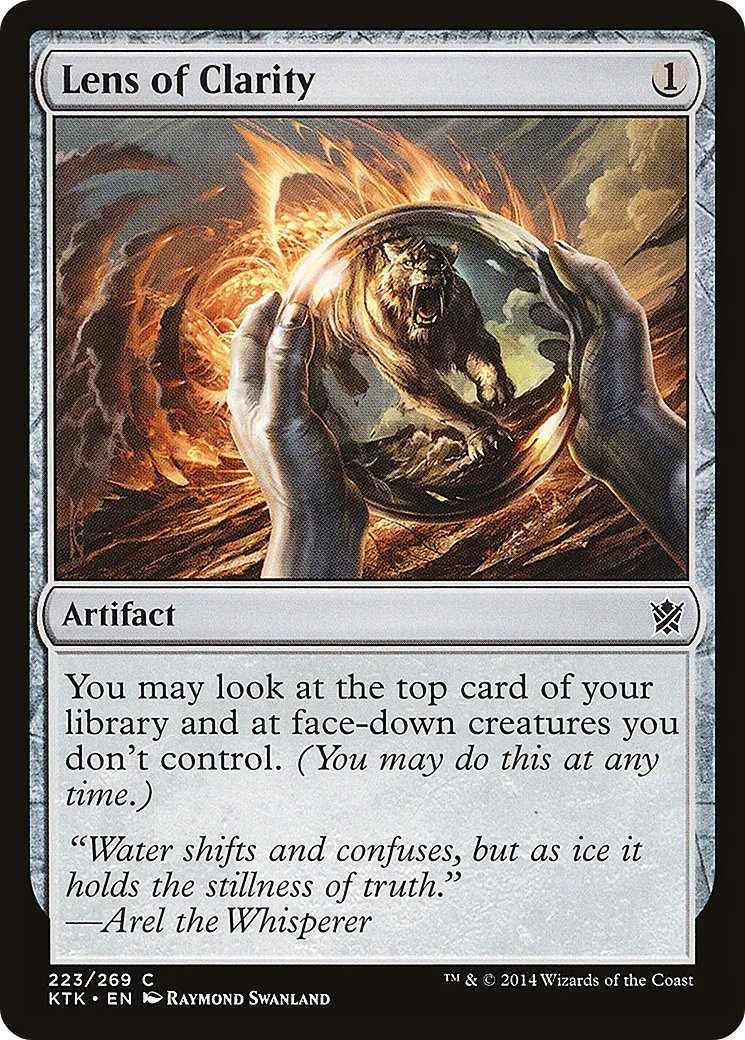Lentille de clairvoyance — Khans of Tarkir — Magic: The Gathering