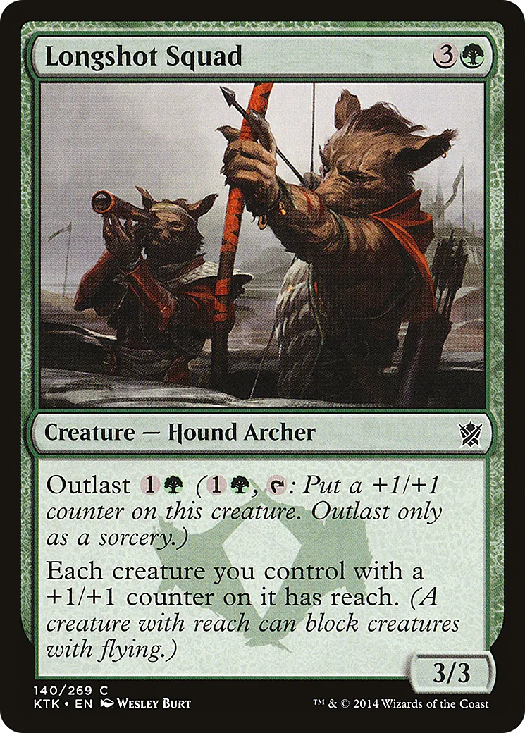 Escouade de tir à longue distance — Khans of Tarkir — Magic: The Gathering