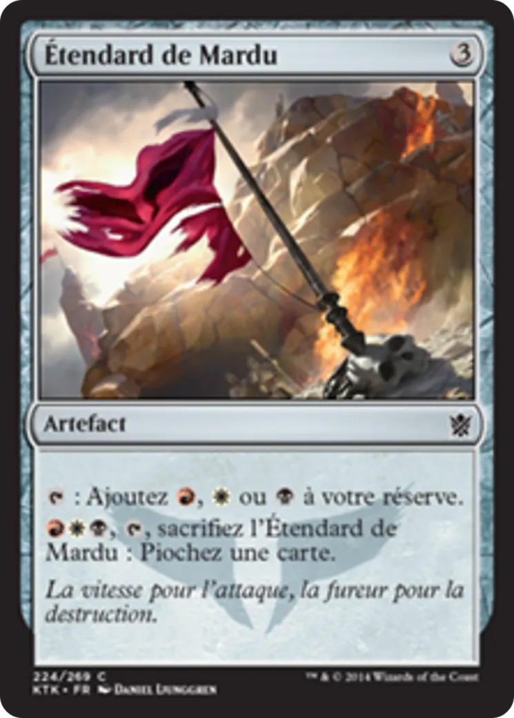 Étendard de Mardu — Khans of Tarkir — Magic: The Gathering