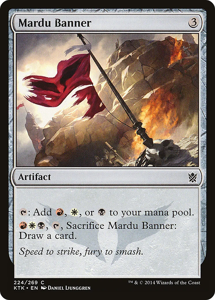 Étendard de Mardu — Khans of Tarkir — Magic: The Gathering