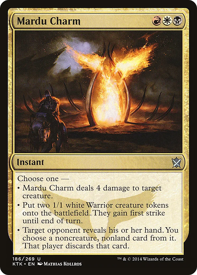 Charme de Mardu — Khans of Tarkir — Magic: The Gathering