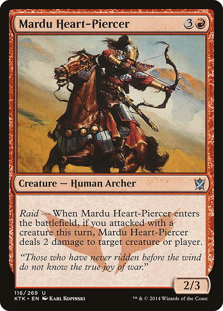Mardu Heart-Piercer — Khans of Tarkir — Magic: The Gathering