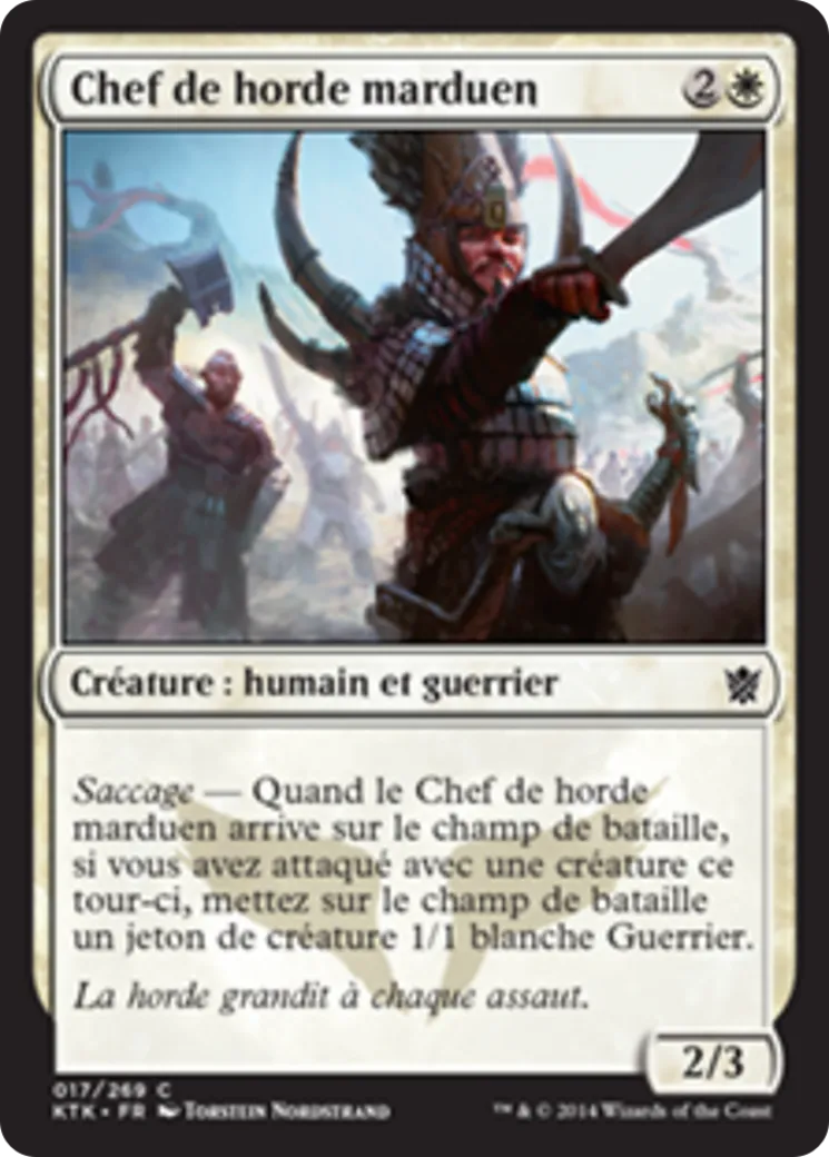 Chef de horde marduen — Khans of Tarkir — Magic: The Gathering