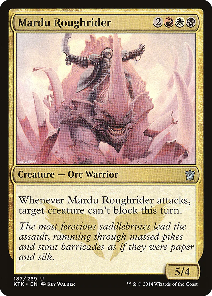 Mardu Roughrider — Khans of Tarkir — Magic: The Gathering