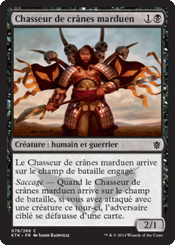 Chasseur de crânes marduen — Khans of Tarkir — Magic: The Gathering