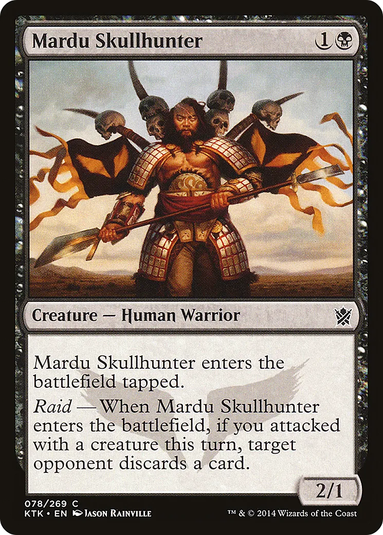 Mardu Skullhunter — Khans of Tarkir — Magic: The Gathering