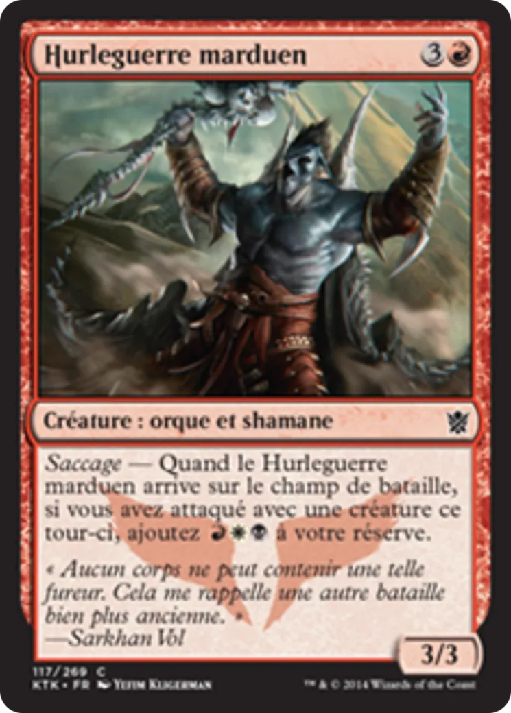 Hurleguerre marduen — Khans of Tarkir — Magic: The Gathering