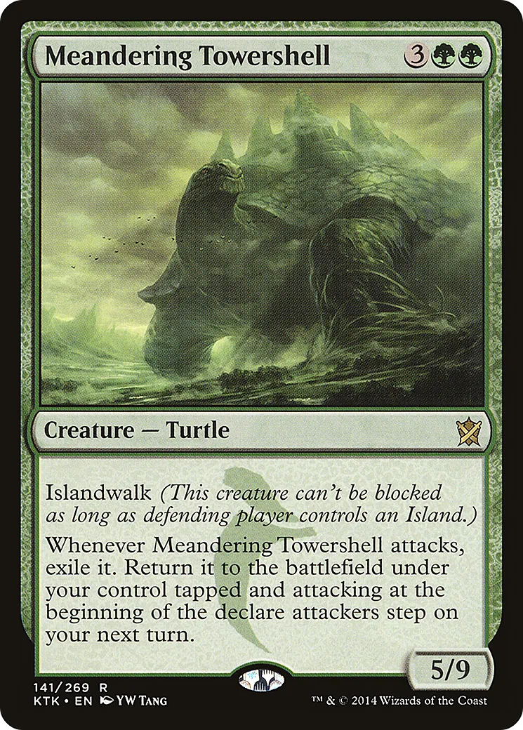 Meandering Towershell — Khans of Tarkir — Magic: The Gathering