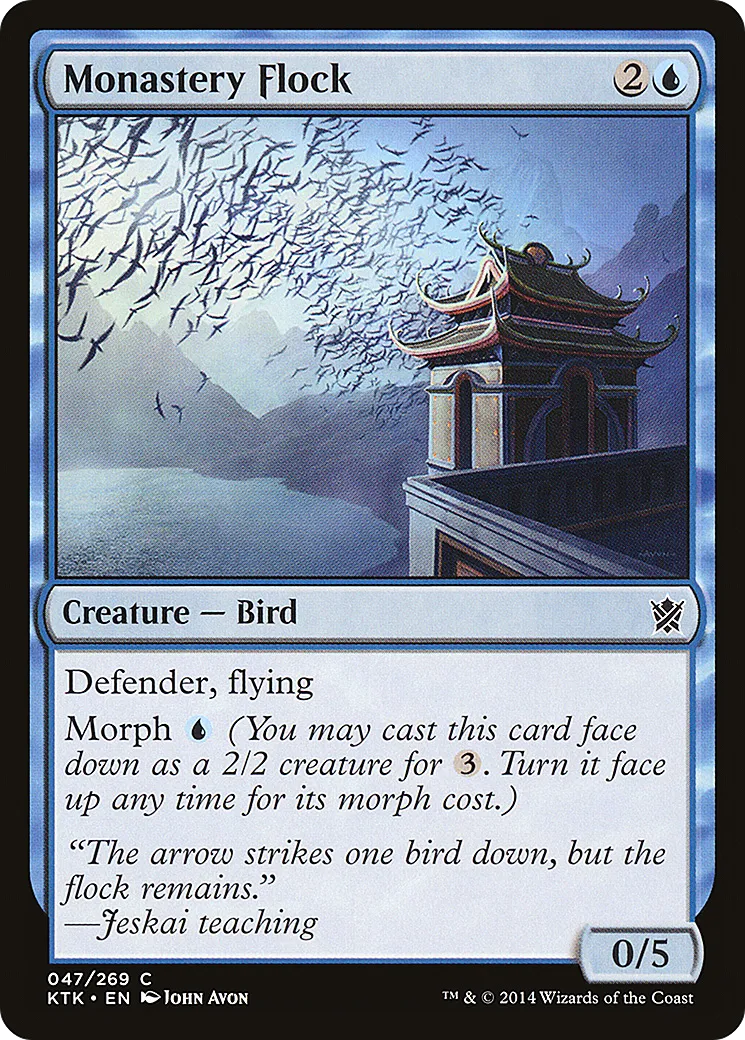Monastery Flock — Khans of Tarkir — Magic: The Gathering
