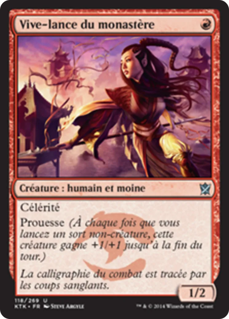 Vive-lance du monastère — Khans of Tarkir — Magic: The Gathering