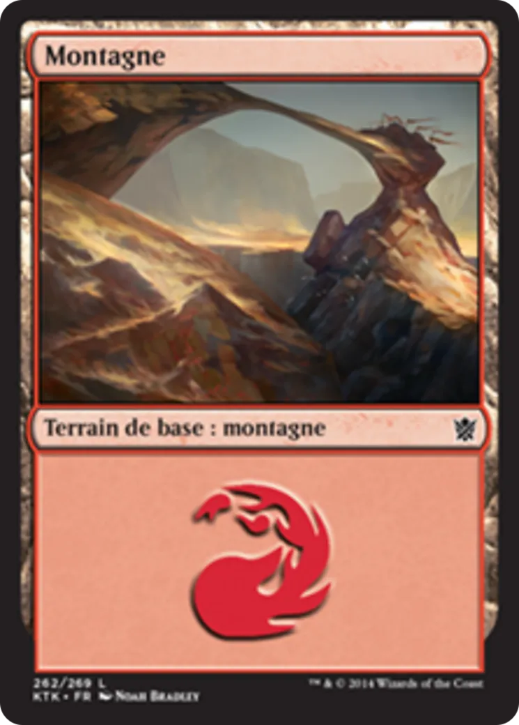 Montagne — Khans of Tarkir — Magic: The Gathering