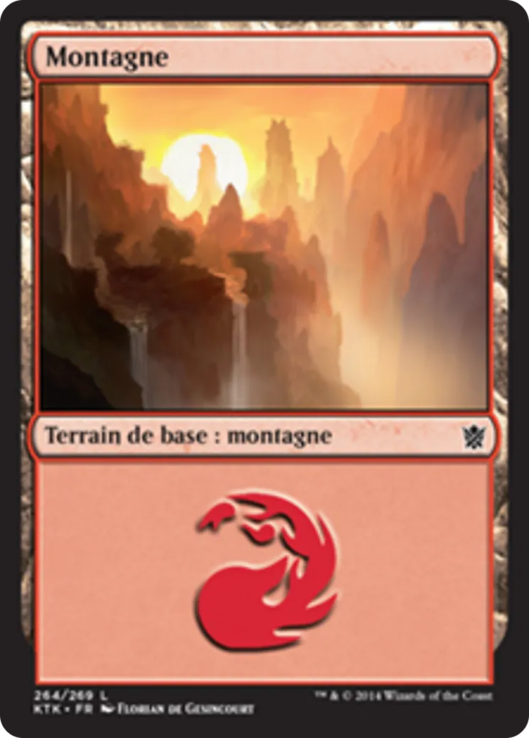 Montagne — Khans of Tarkir — Magic: The Gathering