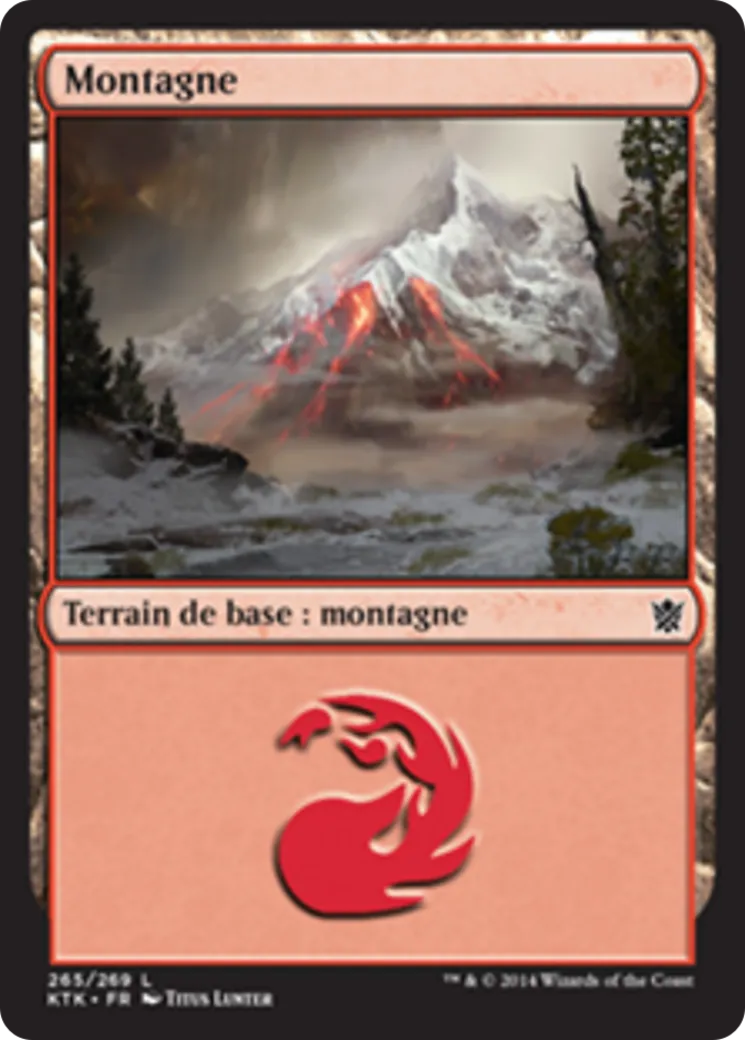 Montagne — Khans of Tarkir — Magic: The Gathering