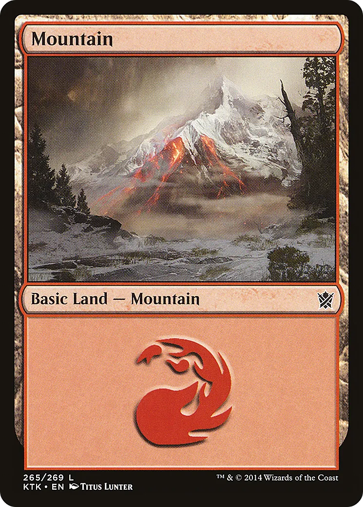 Montagne — Khans of Tarkir — Magic: The Gathering