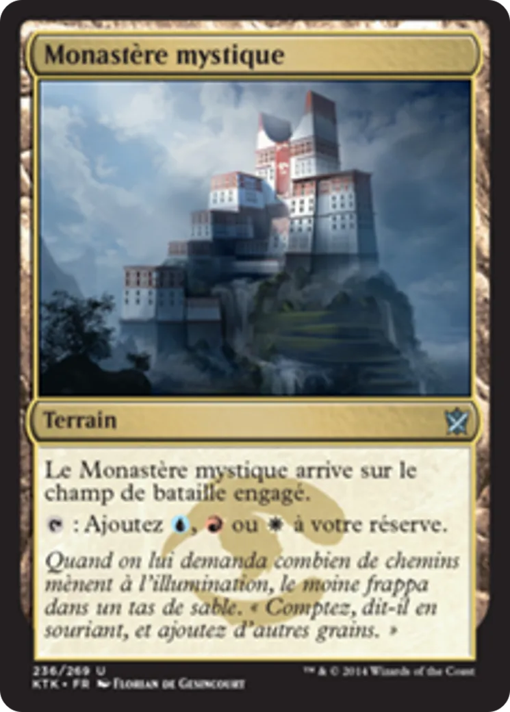 Monastère mystique — Khans of Tarkir — Magic: The Gathering