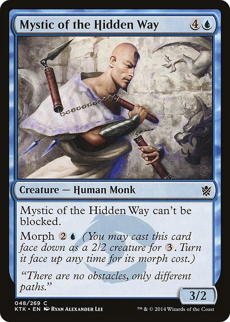 Mystic of the Hidden Way from Khans of Tarkir - Magic: The Gathering