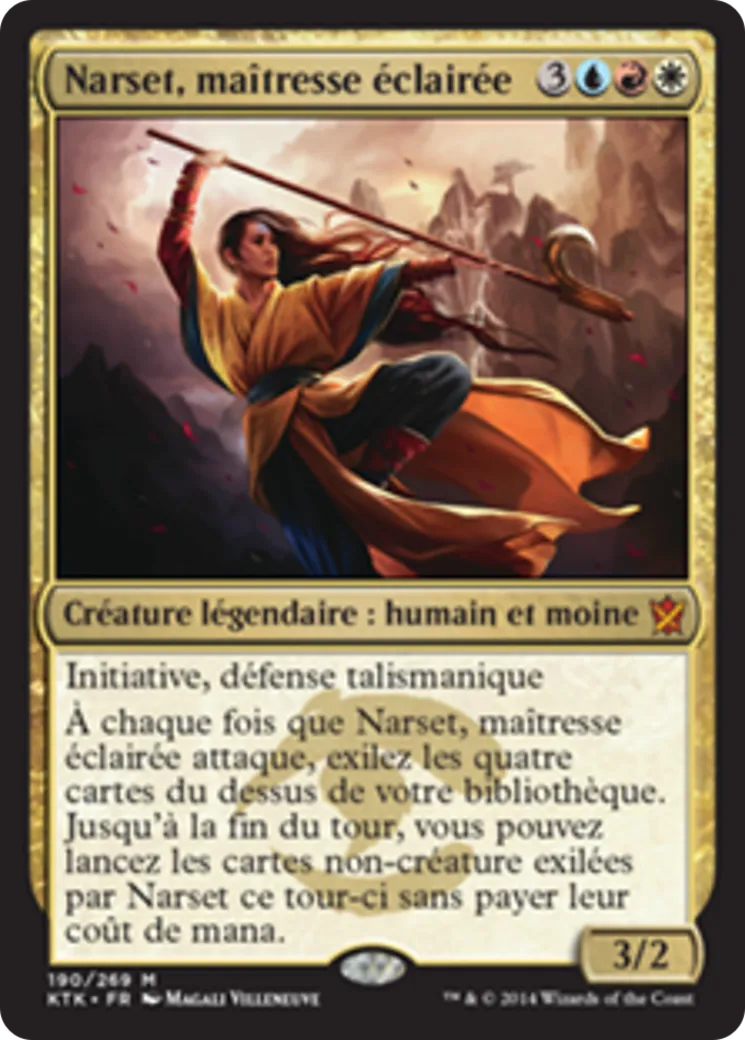 Narset, maîtresse éclairée — Khans of Tarkir — Magic: The Gathering