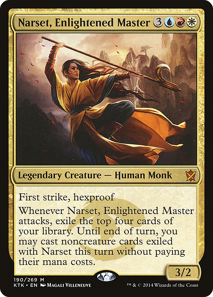 Narset, Enlightened Master — Khans of Tarkir — Magic: The Gathering