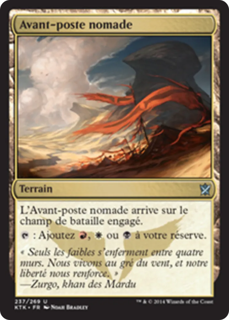 Avant-poste nomade — Khans of Tarkir — Magic: The Gathering