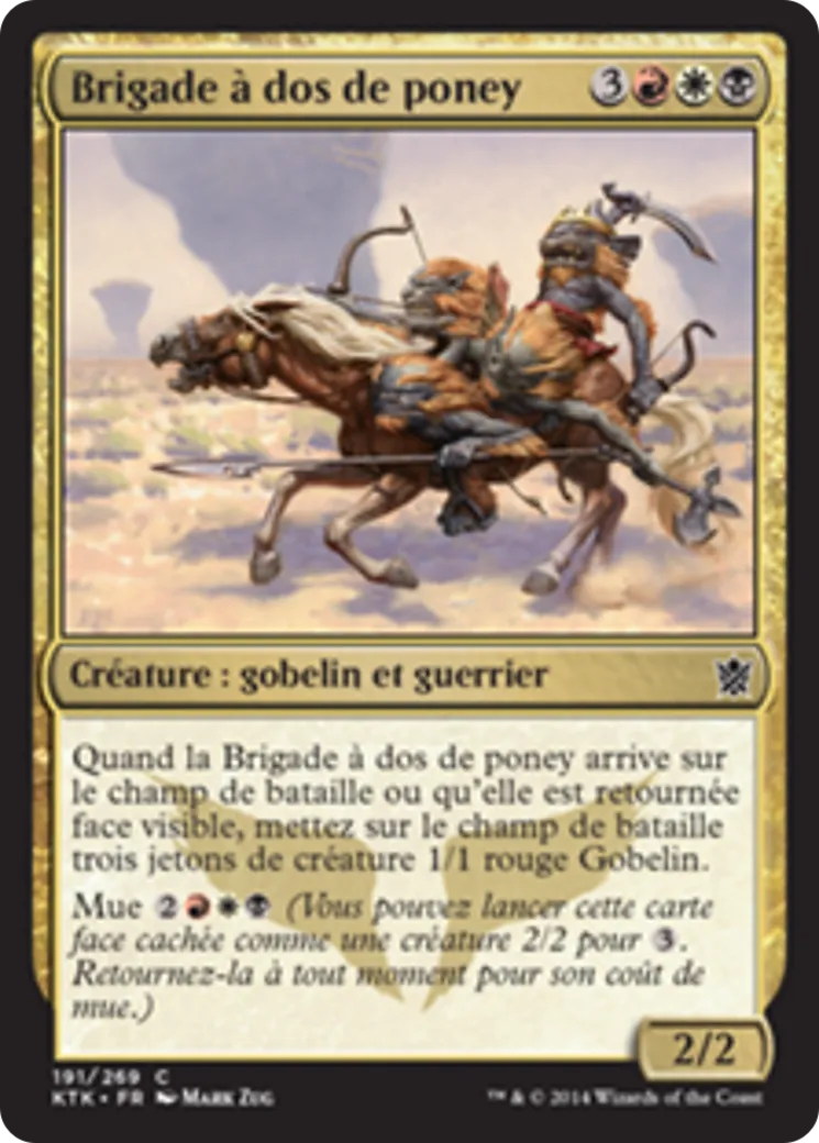 Brigade à dos de poney — Khans of Tarkir — Magic: The Gathering