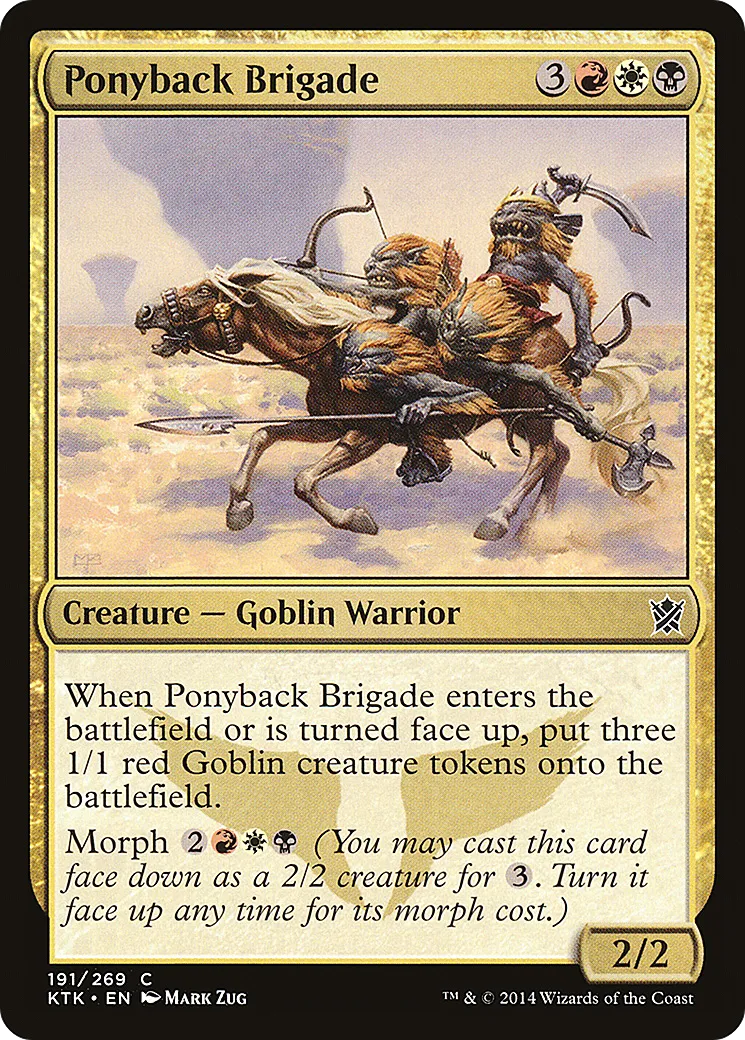 Ponyback Brigade — Khans of Tarkir — Magic: The Gathering