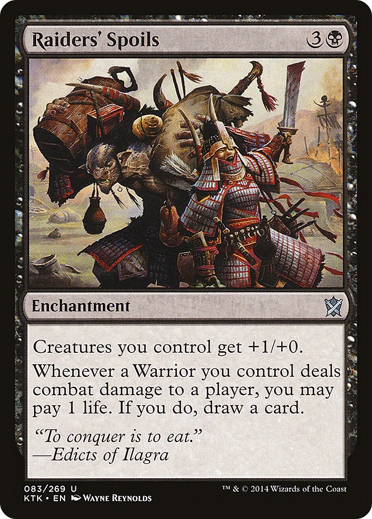 Butin des pillards — Khans of Tarkir — Magic: The Gathering