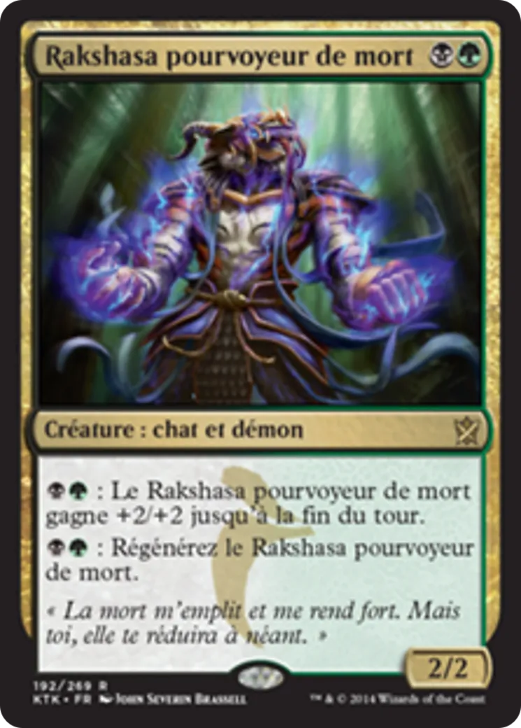 Rakshasa pourvoyeur de mort — Khans of Tarkir — Magic: The Gathering