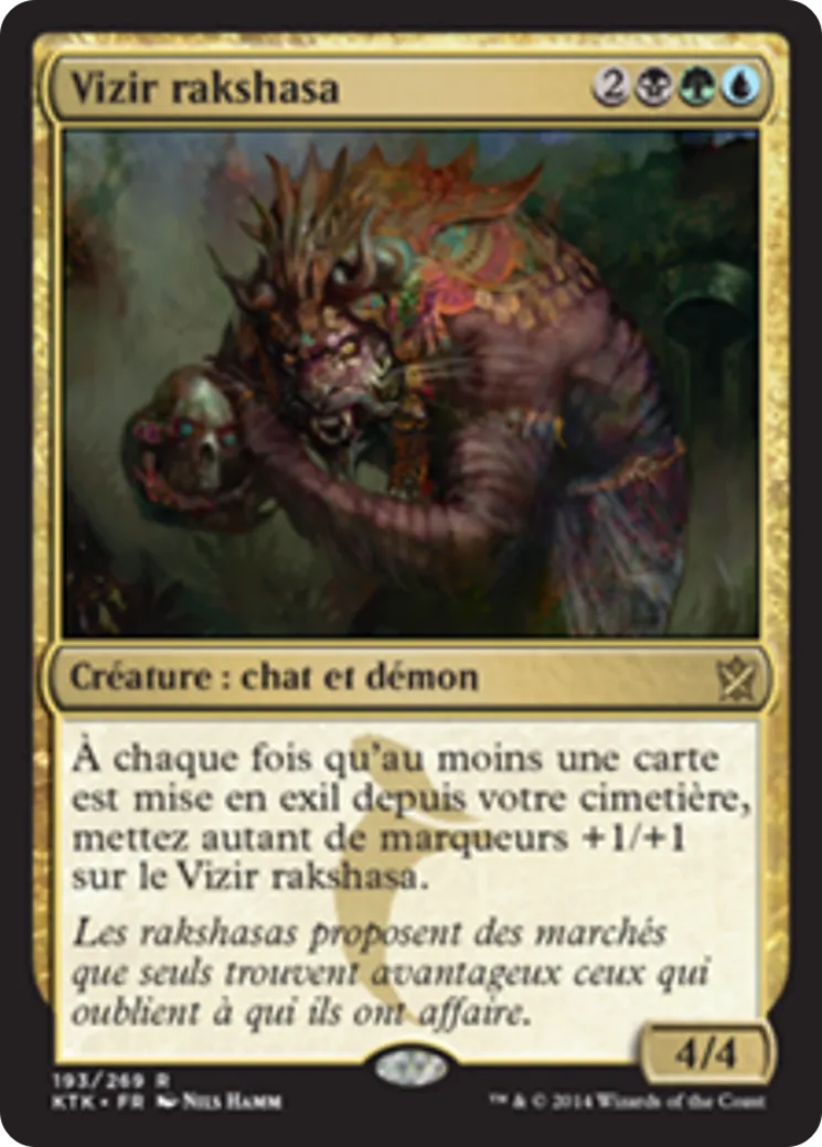 Vizir rakshasa — Khans of Tarkir — Magic: The Gathering