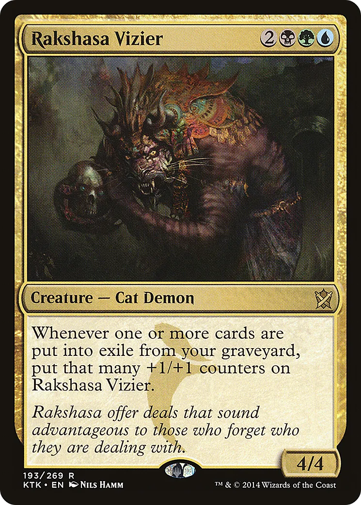 Vizir rakshasa — Khans of Tarkir — Magic: The Gathering