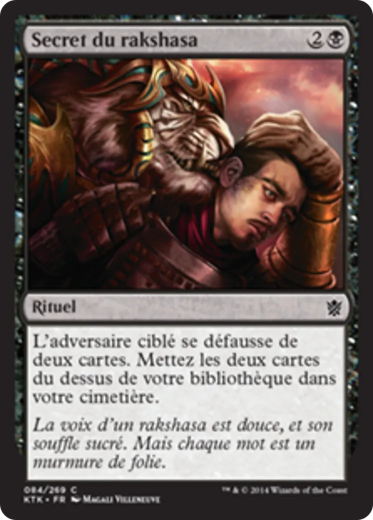 Secret du rakshasa — Khans of Tarkir — Magic: The Gathering