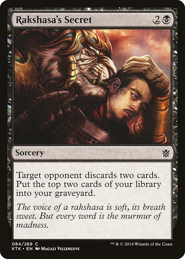 Secret du rakshasa — Khans of Tarkir — Magic: The Gathering
