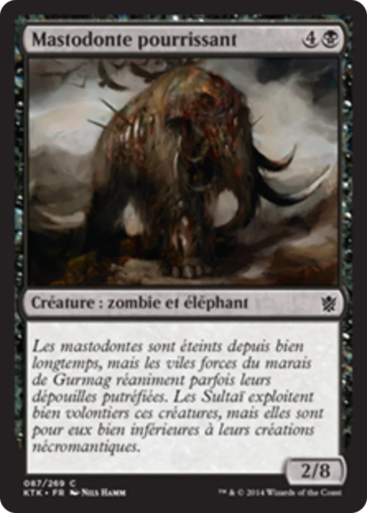 Mastodonte pourrissant — Khans of Tarkir — Magic: The Gathering