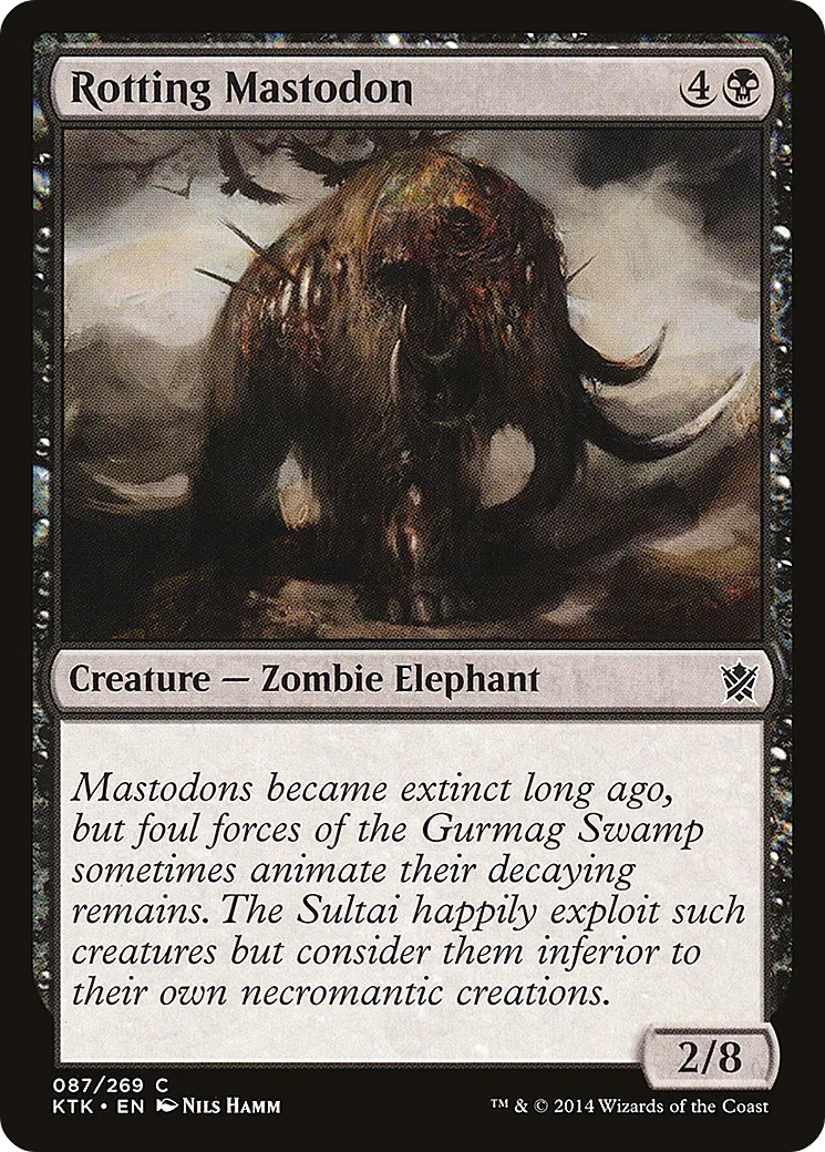 Mastodonte pourrissant — Khans of Tarkir — Magic: The Gathering