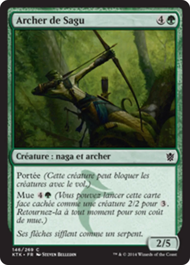 Archer de Sagu — Khans of Tarkir — Magic: The Gathering