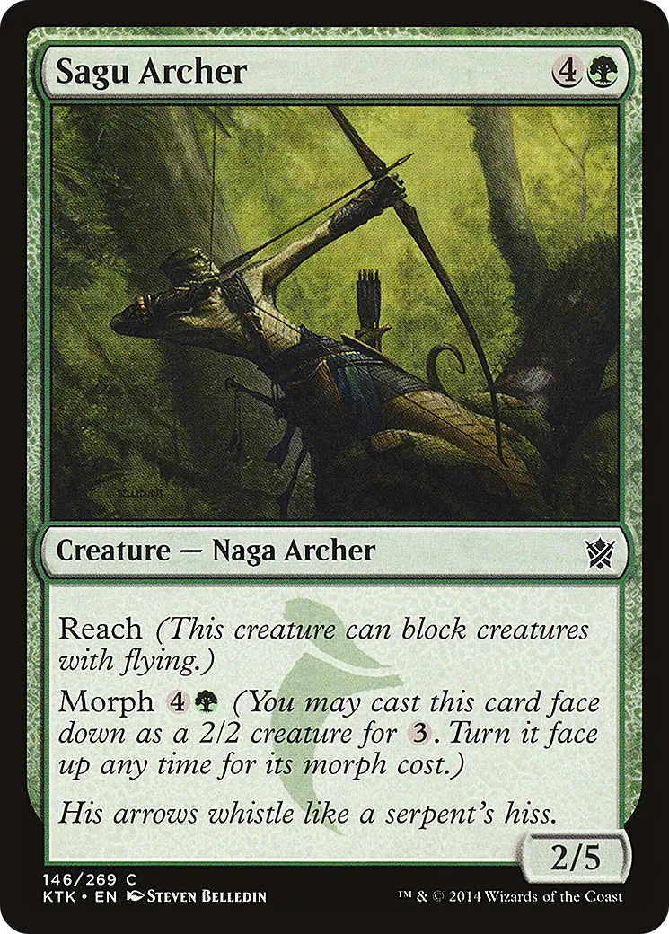 Sagu Archer — Khans of Tarkir — Magic: The Gathering