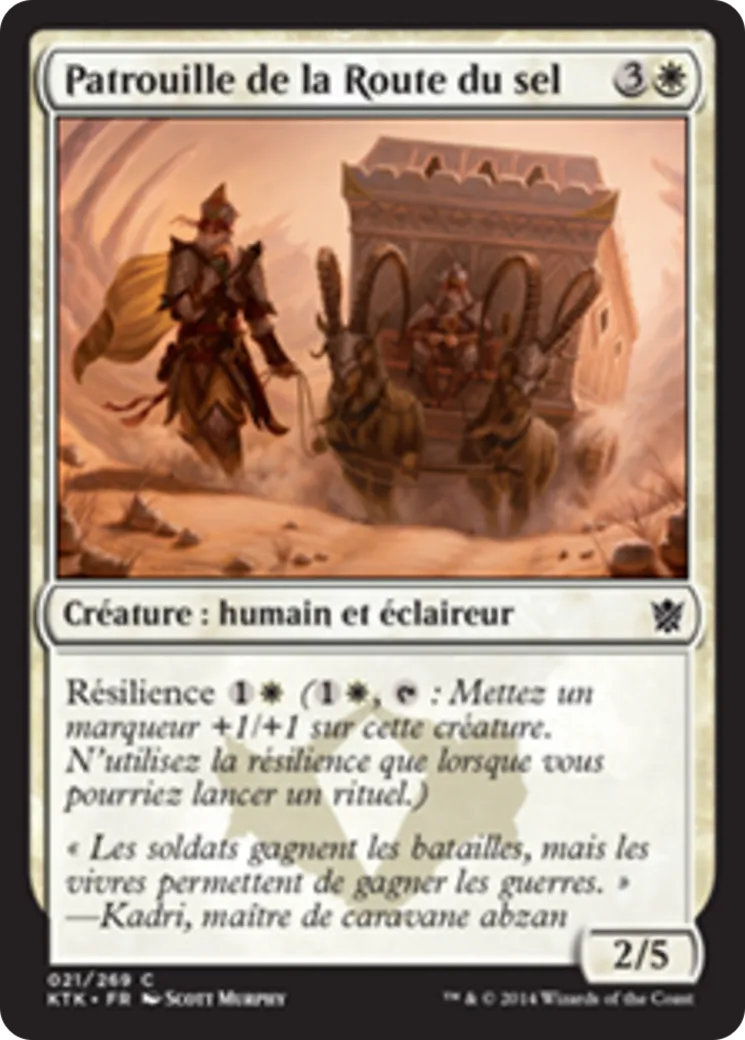 Patrouille de la Route du sel — Khans of Tarkir — Magic: The Gathering