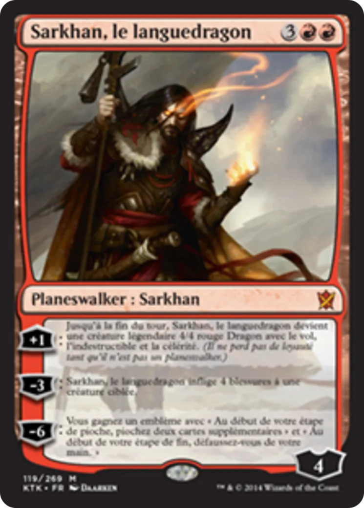 Sarkhan, le languedragon — Khans of Tarkir — Magic: The Gathering